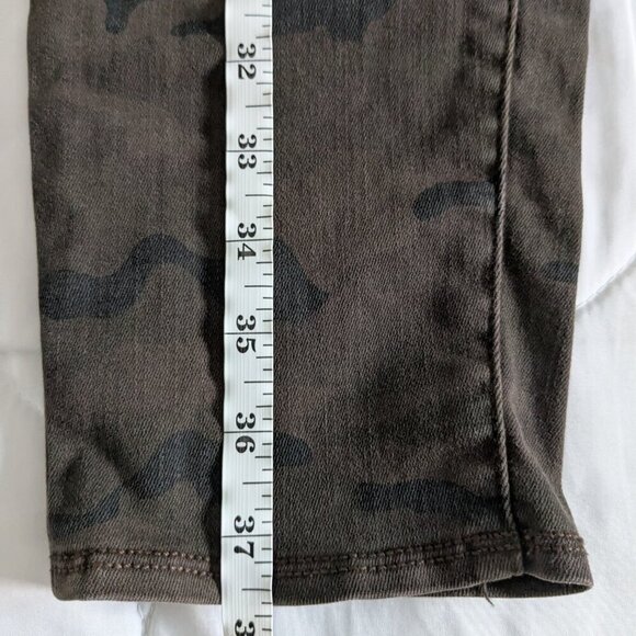 Rock & Republic Pants Size 14 Camouflage Fever Pull-on Jeggings Denim Rx Stretch - Picture 14 of 14